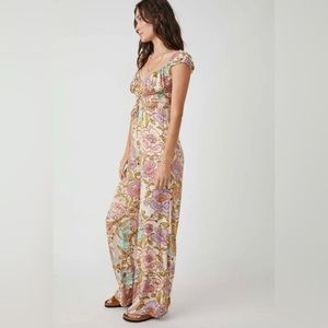 Free People Rolling Hills Wide Leg Jumpsuit